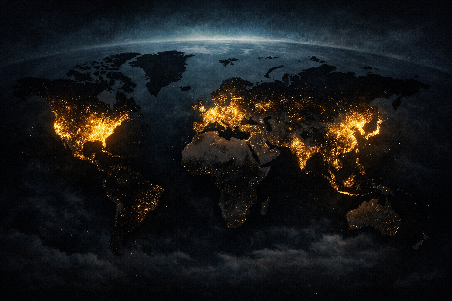 Mapa mundial que muestra la concentración del capital y el acceso desigual al préstamo en distintas regiones