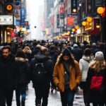 La ciudad en su estado puro: cuerpos que se cruzan, miradas que no llegan