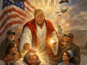 La imagen de Trump Jesús: un milagro generado por IA en pleno 2026