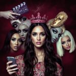 Retrato simbólico de mujeres bajo múltiples miradas y máscaras, una metáfora visual de la violencia simbólica contra las mujeres